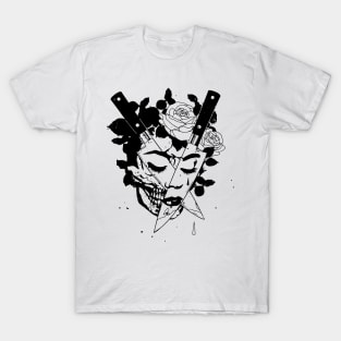 Skull face woman T-Shirt